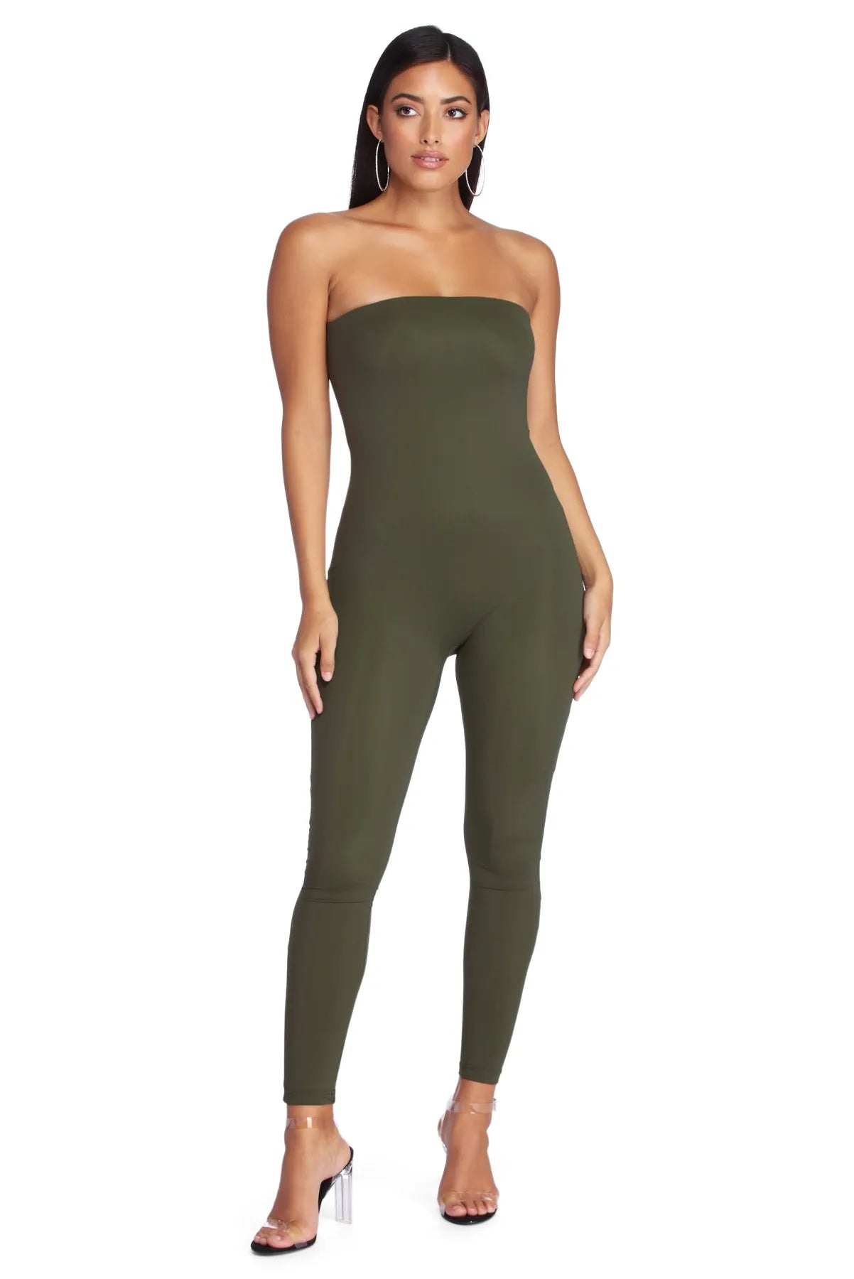 On Point Strapless Catsuit Winter Warm - Up Sale