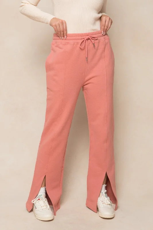 Ivy Flare Sweatpants in Pink Catch Every Fashion Trend