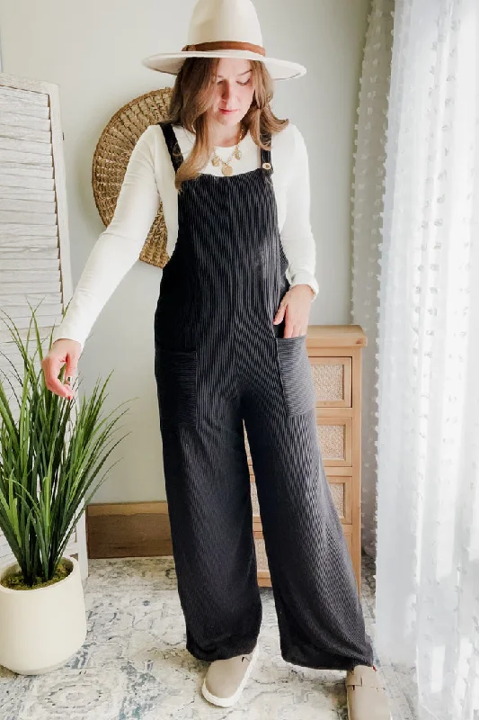 Ribbed Button Jumpsuit Eco Friendly Fashion Sale