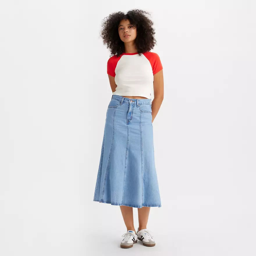 Levi Fit And Flare Skirt - I WILL Discover Now