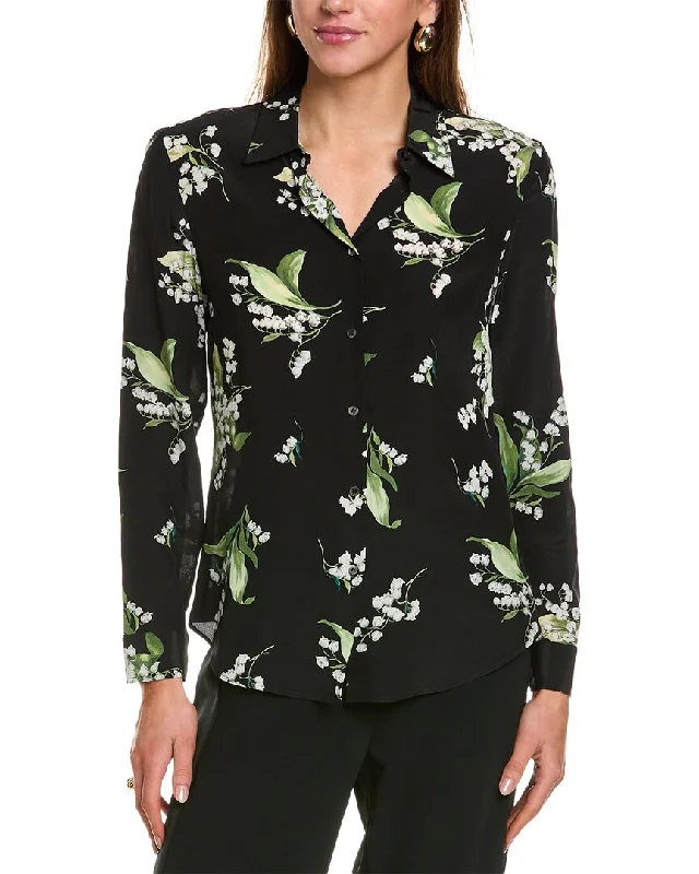 RED Valentino Silk Shirt Top Brand Discounts