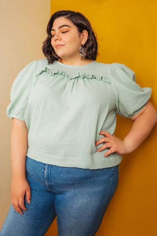 Friday Pattern Company Sagebrush Top Vintage Look