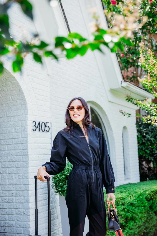 Solid Zip Performance Jumpsuit Fast Fashion Favorites