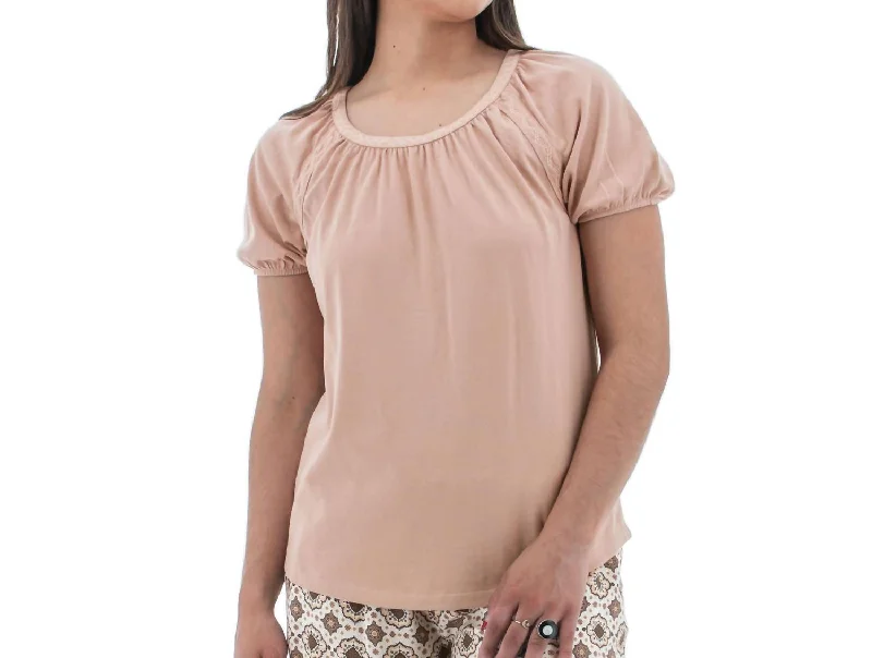 Clemente Top In Misty Rose Fashion Forward Outfits