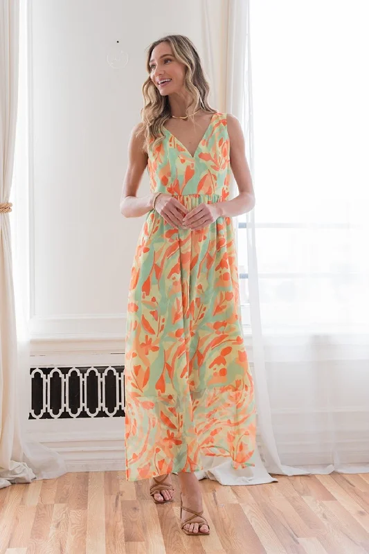 Yelena Maxi Dress Vibrant Prints