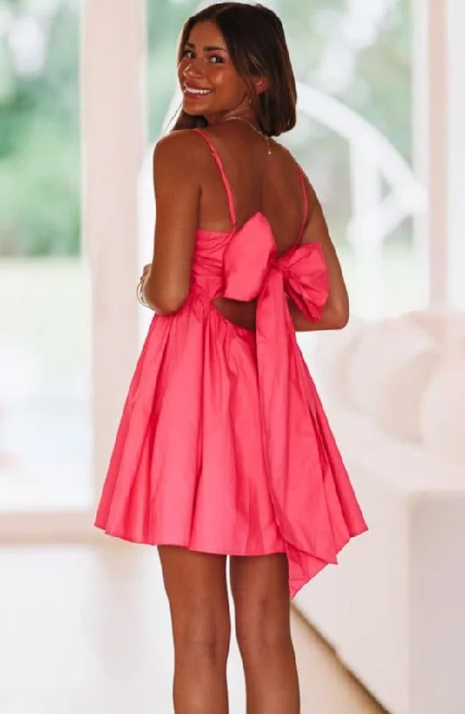 Know About Me Mini Dress - Pink Sophisticated Fashion