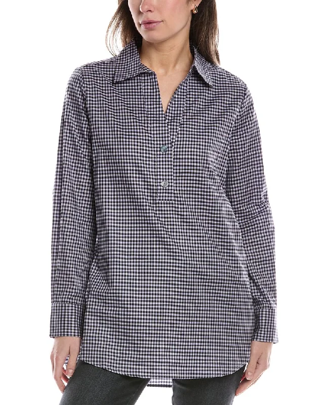 tyler böe Teri Check Work Shirt Elegant Styles