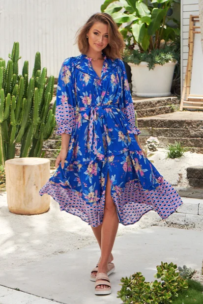 Seashore Print Briana dress Limited Edition