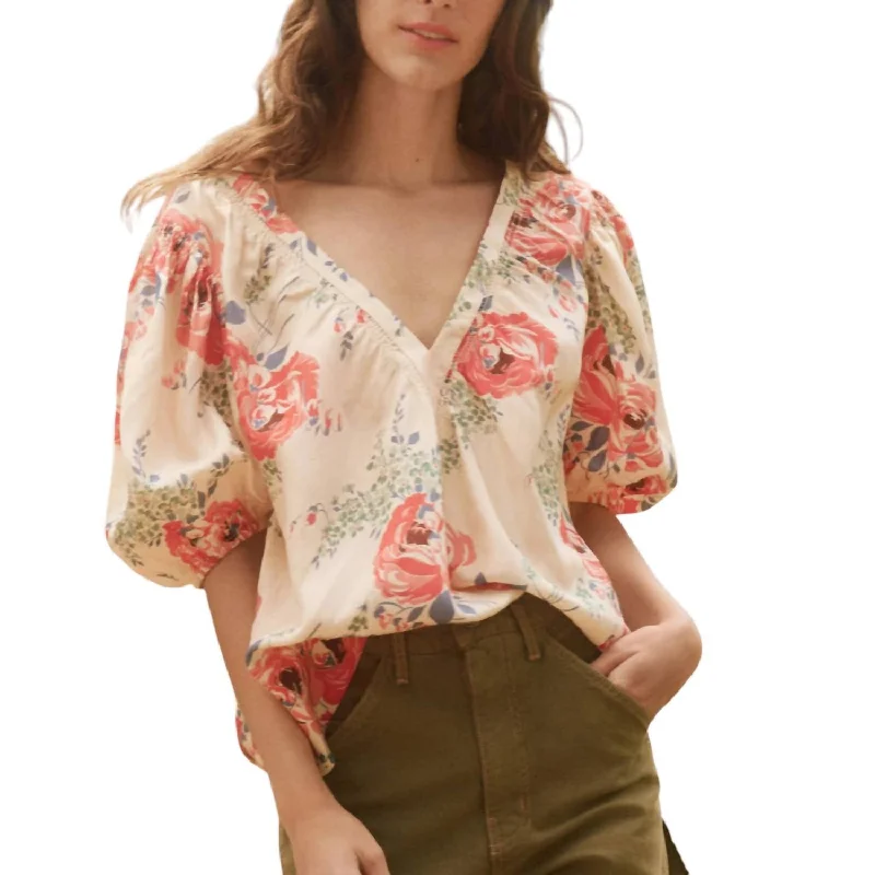 Bungalow Top In Echo Rose Print Stylish Looks