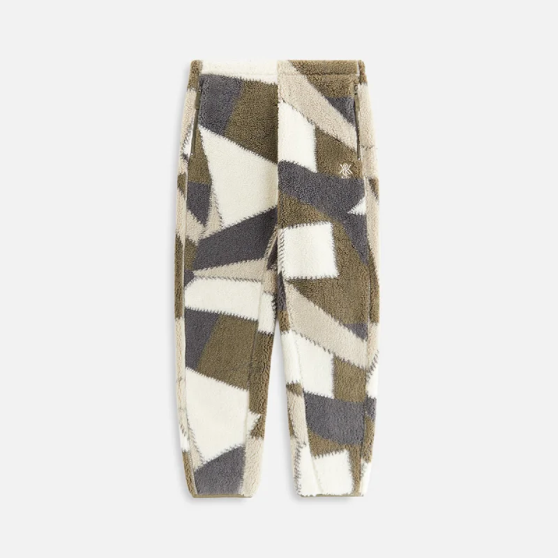 Kith Women Chelsea III Patchwork Fleece Jogger - Plaster Effortless Comfort