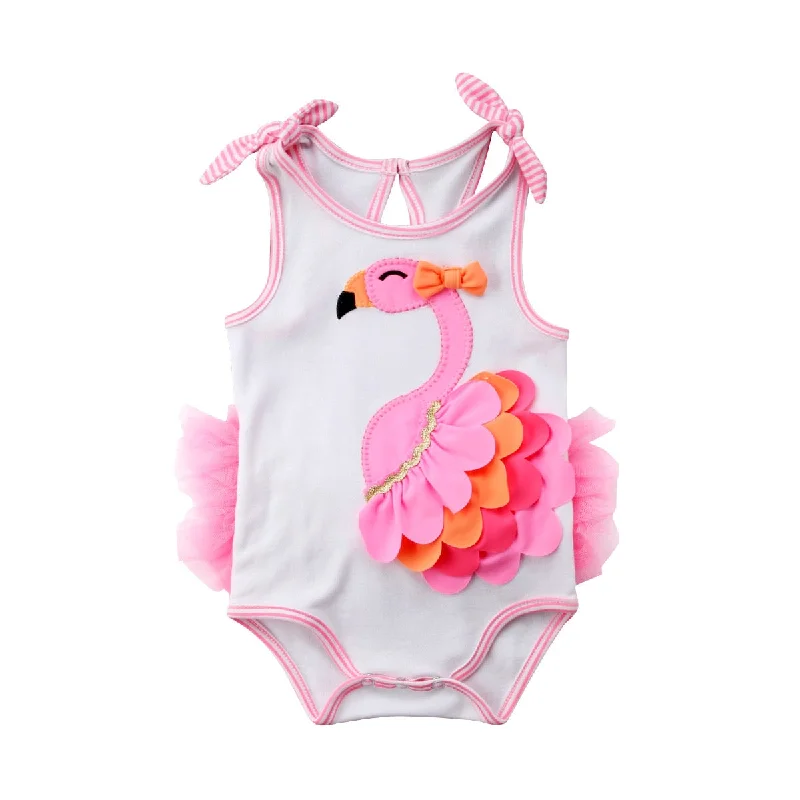 HAPPY FLAMINGO Romper Limited Edition