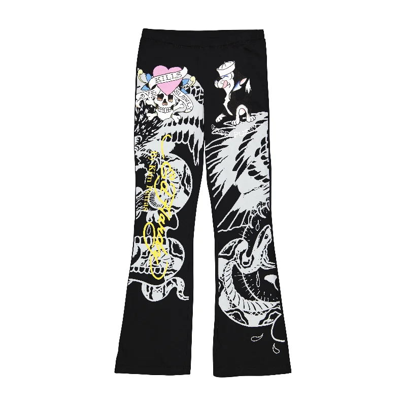 Good Kitty Pull on Flare Pant Imeless Style