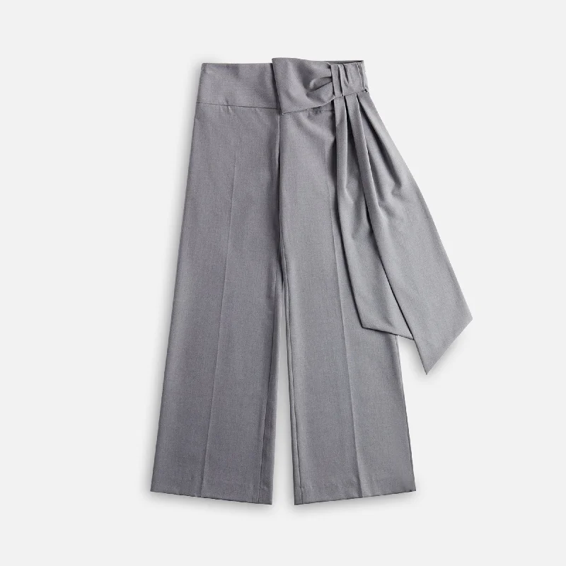 Sandy Liang Suno Pant - Light Grey Classic Appeal