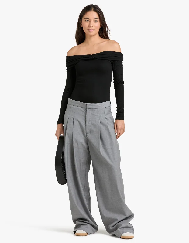 Adjustable Pants - Grey Huge Savings On Parisian Styles