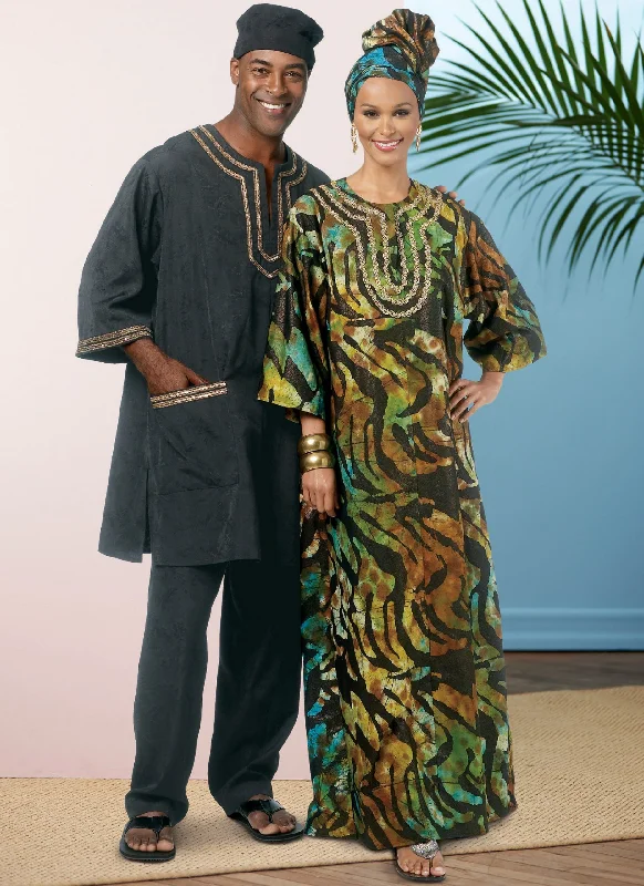 Butterick Unisex Tunic/Caftan Trousers B6748 Explore What's New