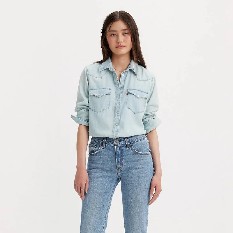 Levi Ultimate Western Denim Shirt - SMALL TALK Fashion Sale