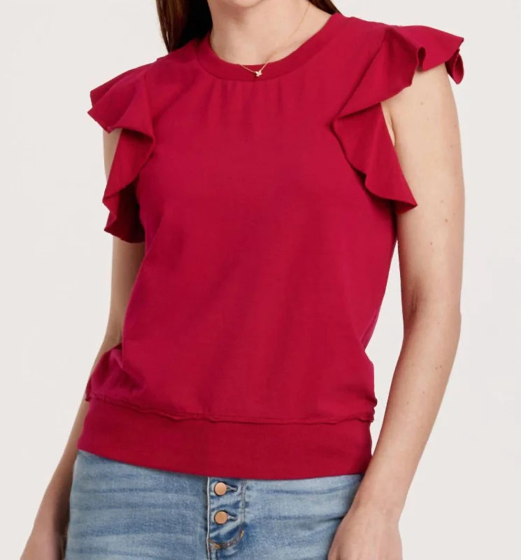 Layla Top In Ruby Pink Save Big