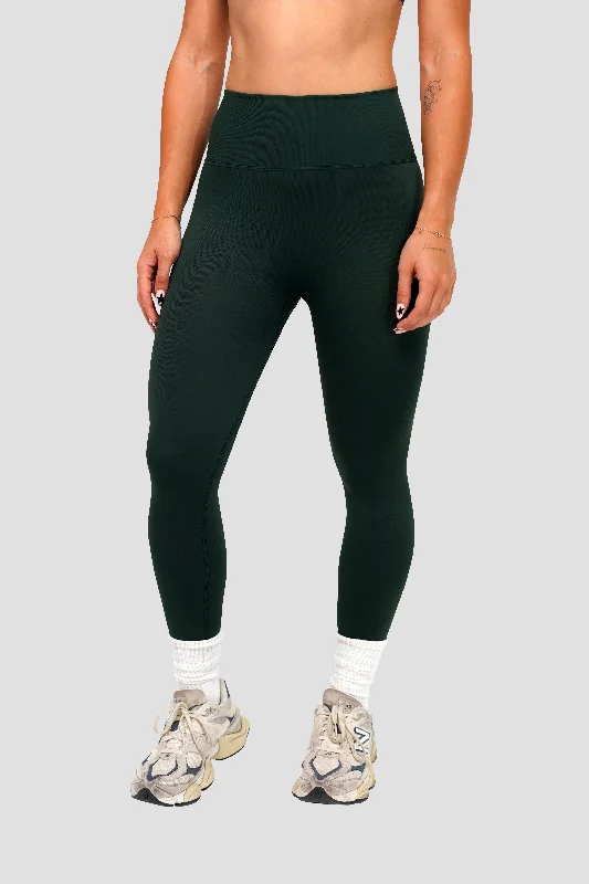 CORE SCRUNCH LEGGINGS -  FOREST GREEN Wardrobe Essentials