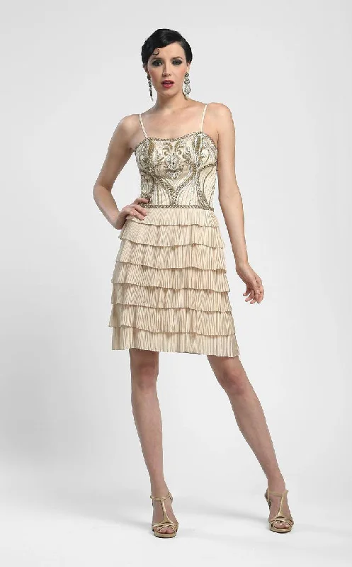 Sue Wong - N4100 Sleeveless Tiered Ruffle Cocktail Dress Gift Ideas