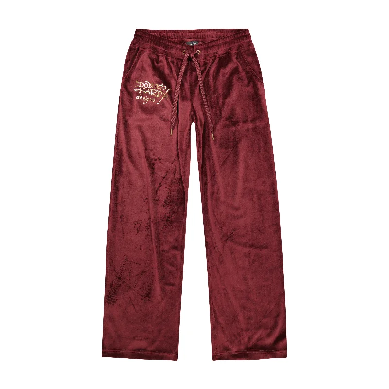 Retro Tiger Y2K Velour Sweatpants Feminine Allure