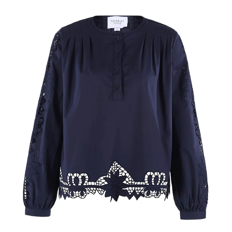 Women Samara Shirt In Navy Elevate Your Wardrobe