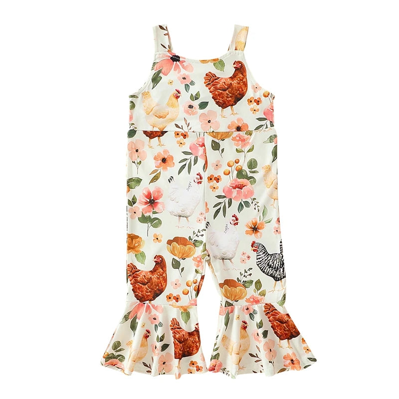 CHICKENS Bellbottom Jumpsuit Unbeatable Deals