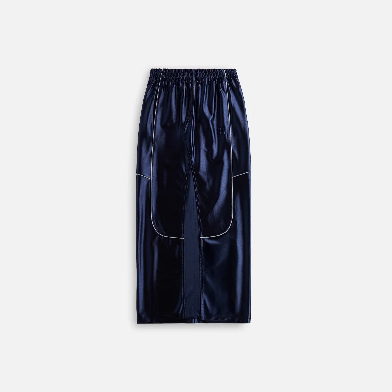 T by Alexander Wang Deconstructed Tube Skirt - Navy Grey Artful Design