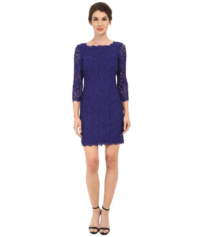 Adrianna Papell - Scalloped Lace Dress 41864782 Elevated Style