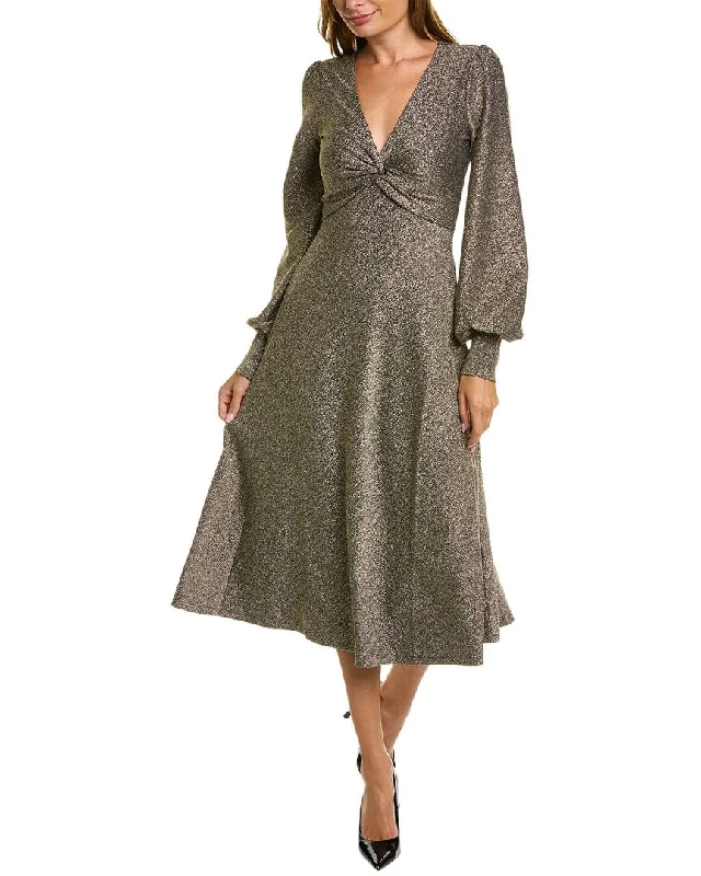 Boden Metallic Jersey Midi Dress Clearance Sale, All Cheap