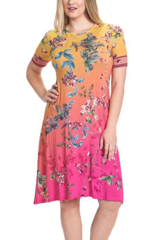 Emboy Swing Dress In Multi Fashion Forward Outfits