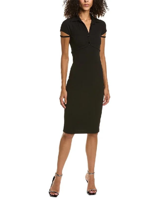 Helmut Lang Cardigan Sheath Dress Trending Items