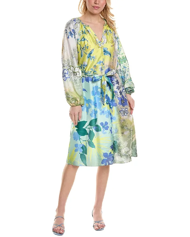 Kobi Halperin Arbor Printed Midi Dress Ride The Style Wave