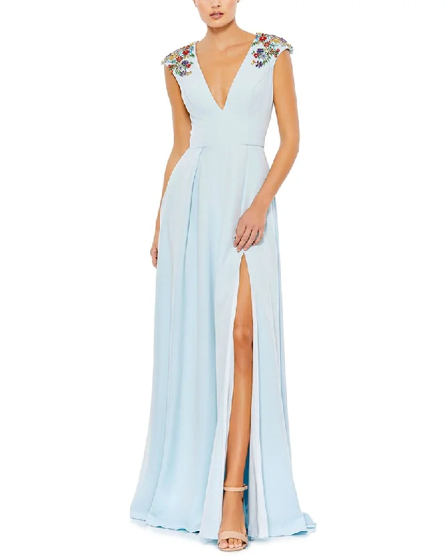 Mac Duggal Sleeveless Gown Casual Chic