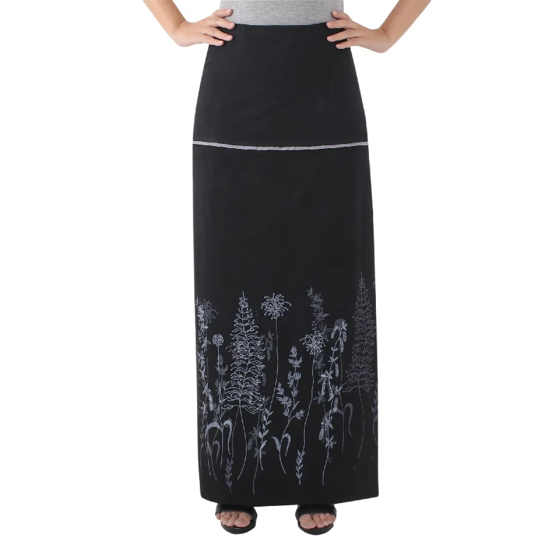 Midnight Blues Wrap Skirt Trendy Fashion For Women