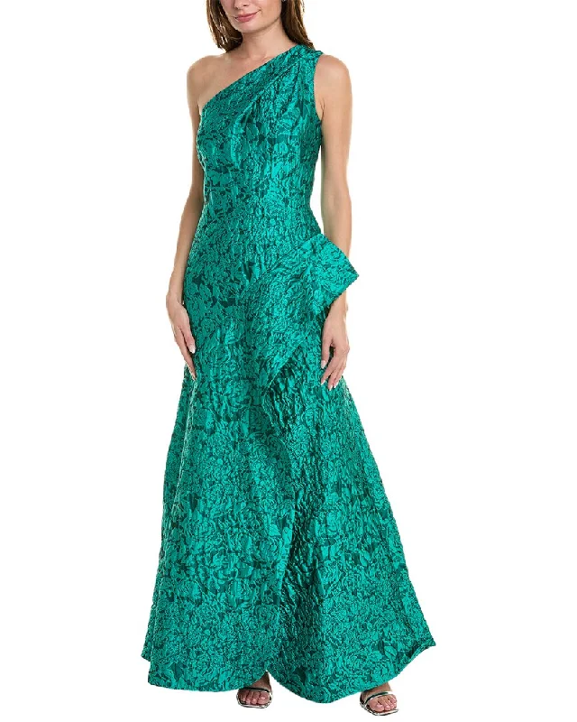 Teri Jon by Rickie Freeman Jacquard Gown Limited Quantities