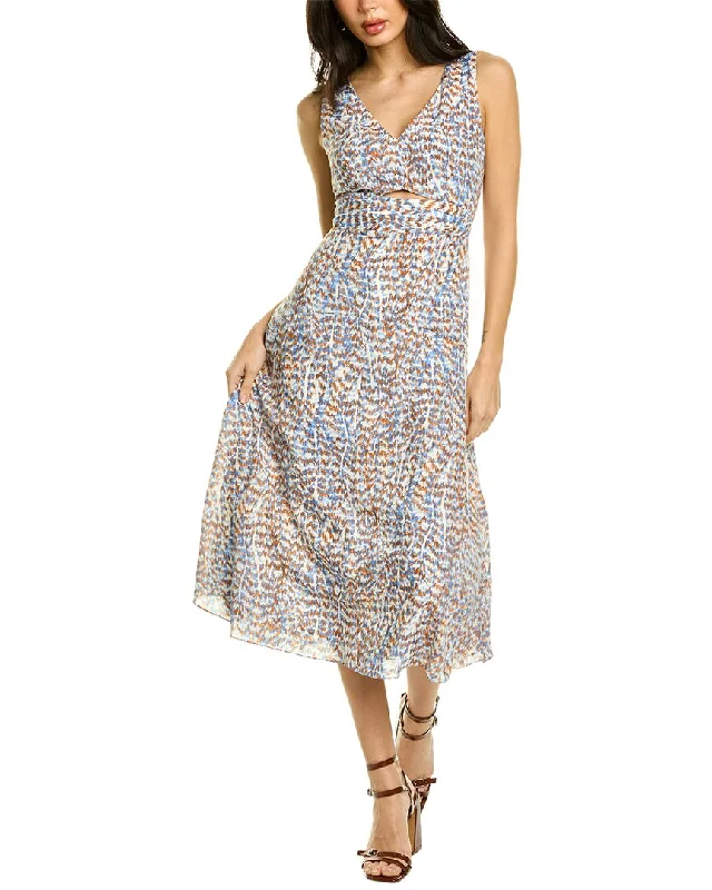 Theory Cutout Midi Dress You'Ll Love Us Because