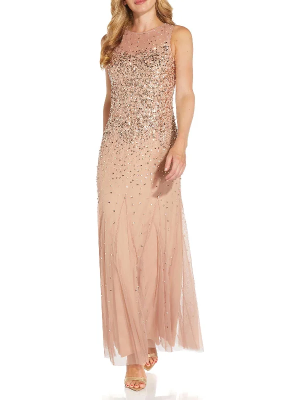 Womens Embellished Maxi Evening Dress Special Offer