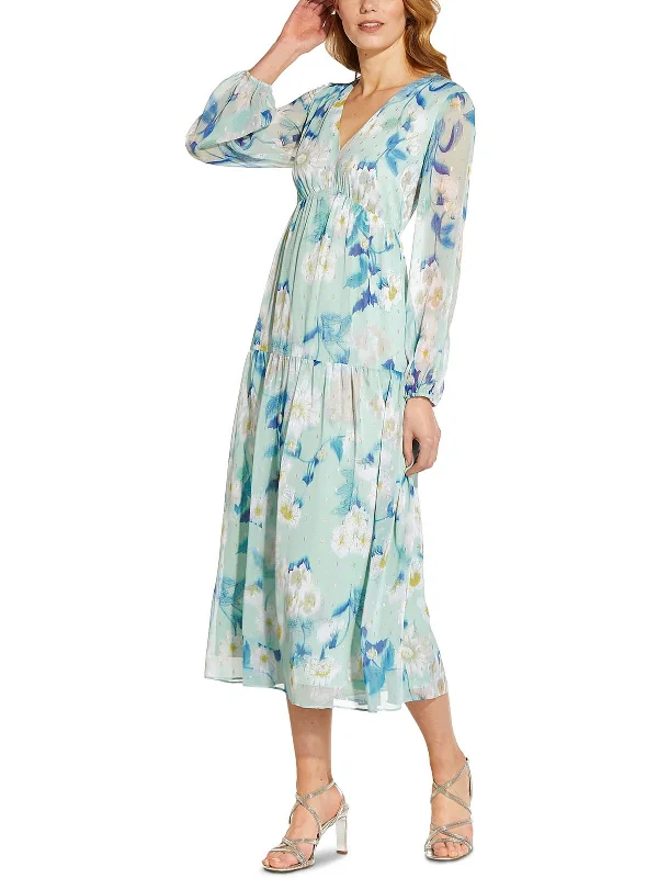 Womens Tiered Long Maxi Dress Flowy Fabric